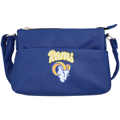 Los Angeles Rams FOCO Women's Logo Script Crossbody Handbag