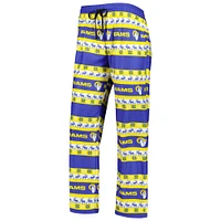 FOCO Royal Los Angeles Rams Holiday Ugly Ensemble de pyjama pour femme