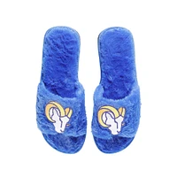 Chaussons Fuzzy FOCO Royal Los Angeles Rams pour femmes