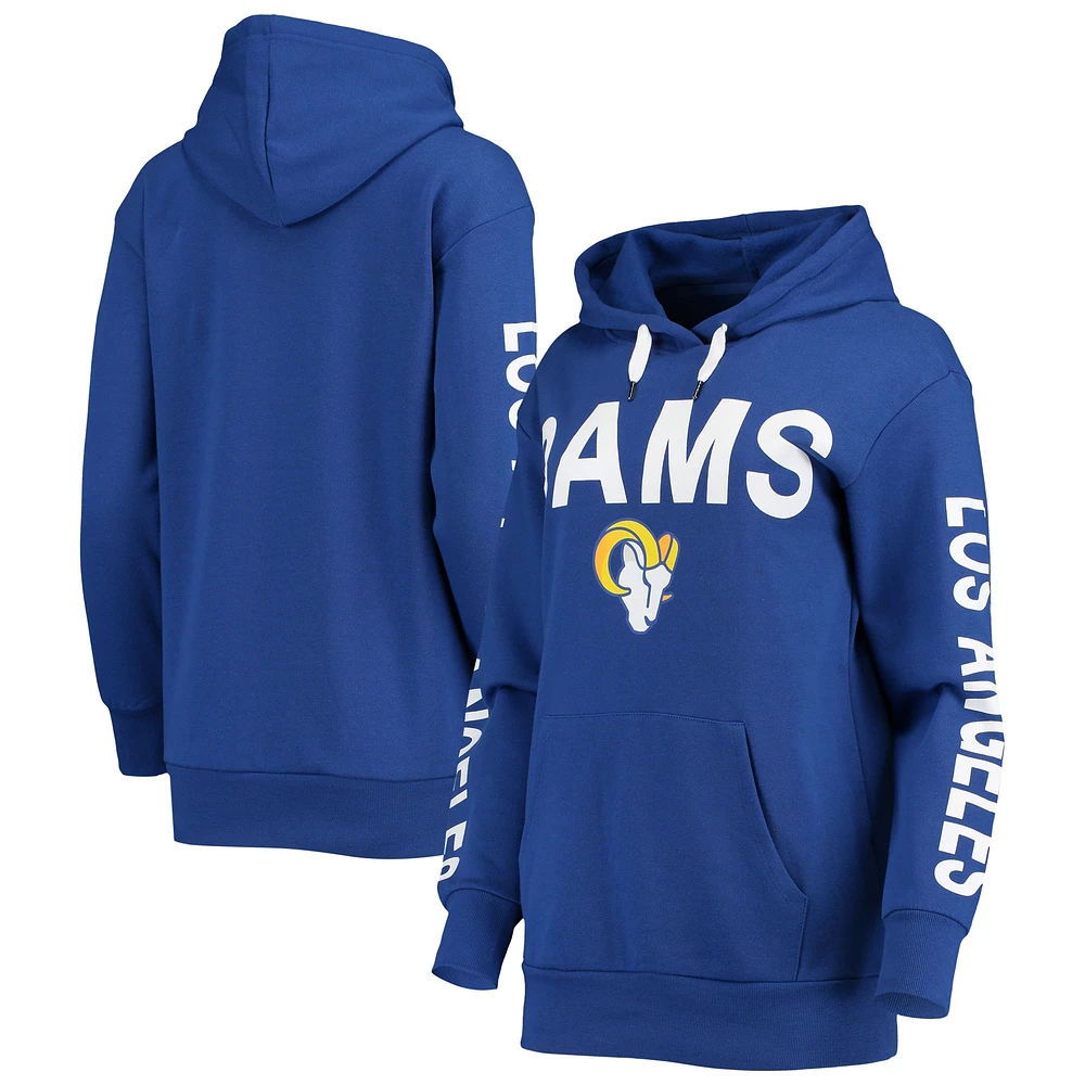 Sweat à capuche G-III 4Her by Carl Banks Royal Los Angeles Rams Extra Point pour femme