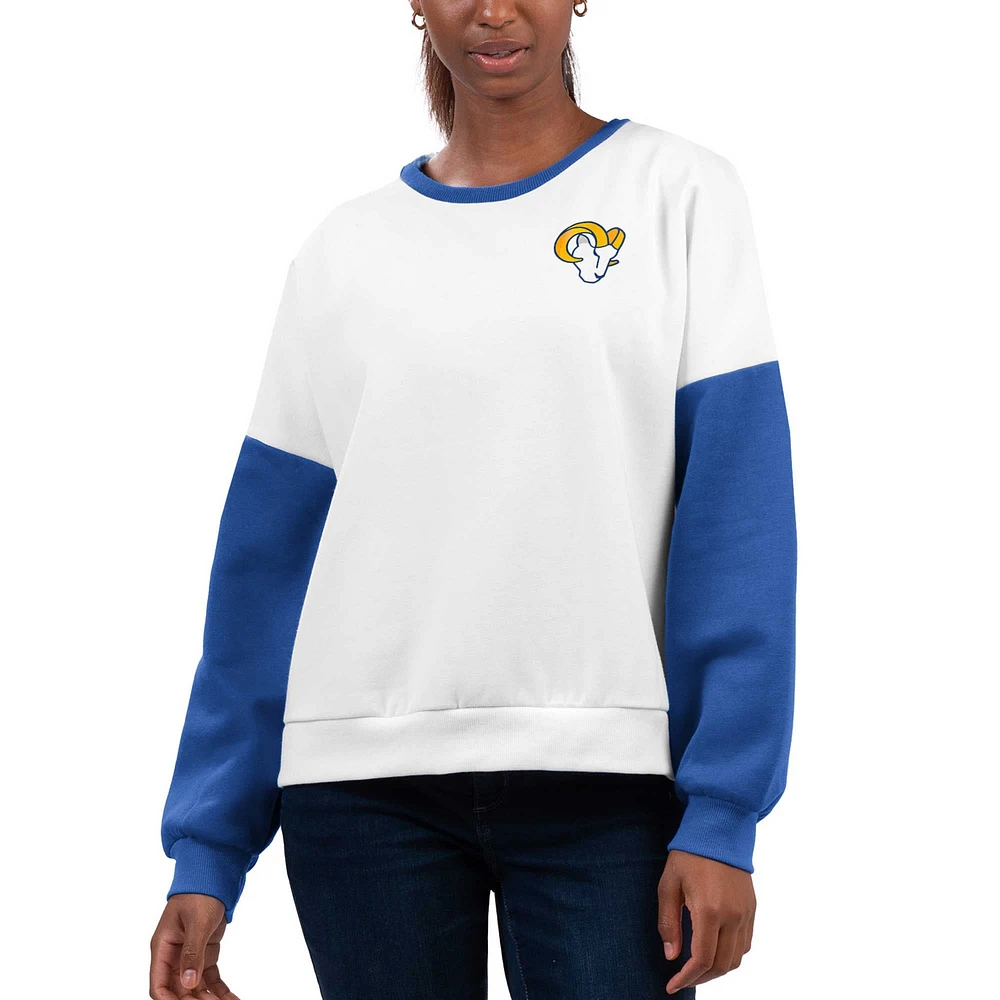 Sweat-shirt blanc G-III 4Her par Carl Banks pour femmes