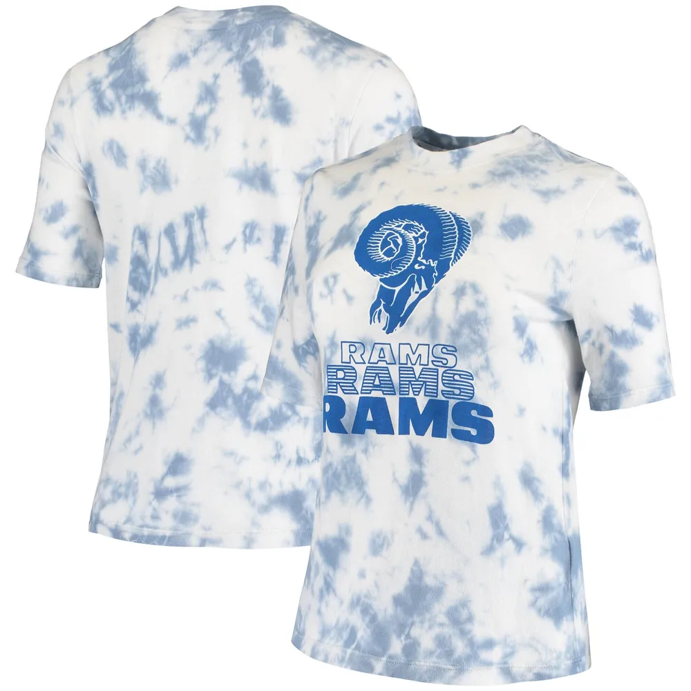 Lids Los Angeles Rams Junk Food Women's Team Spirit Tie-Dye T-Shirt - Royal