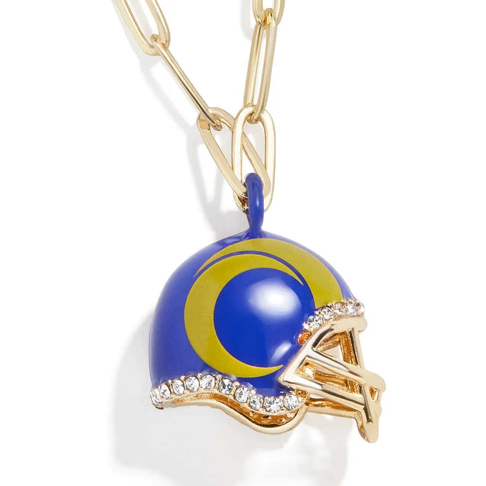 BaubleBar Women's Los Angeles Rams Helmet Charm Necklace