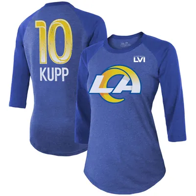 Women's Nike Matthew Stafford White Los Angeles Rams Super Bowl LVI Name &  Number T-Shirt