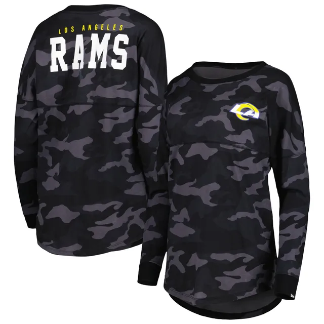 Lids Los Angeles Rams New Era Women's Crop Long Sleeve T-Shirt - Royal