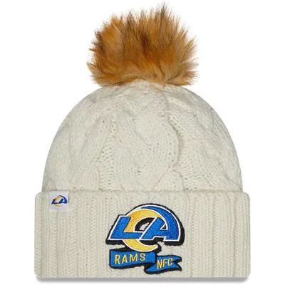 New Era Rams 2022 Sideline Sport Pom Knit Hat - Men's