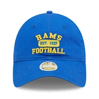 Women's New Era Royal Los Angeles Rams Formed 9TWENTY Adjustable Hat