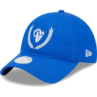 Casquette réglable New Era Los Angeles Rams Leaves 9TWENTY pour femme