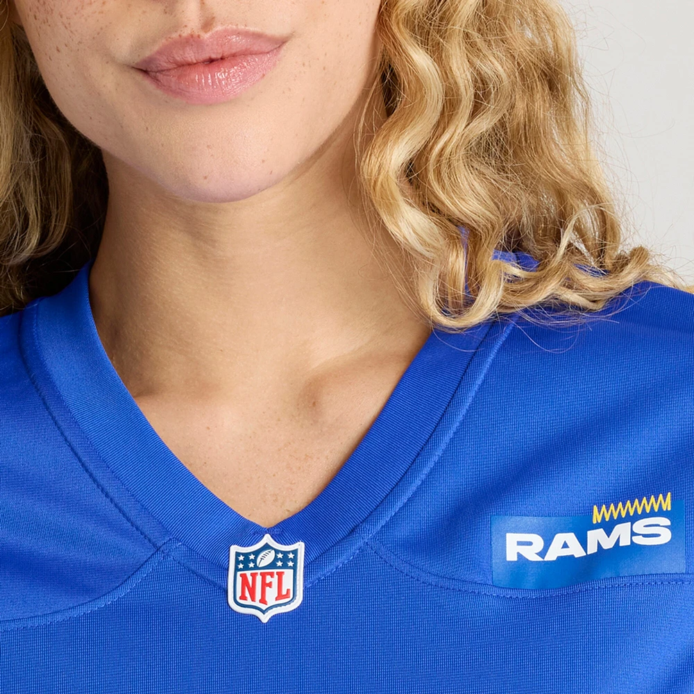 Maillot de joueur Nike Aaron Donald Royal Los Angeles Rams pour femme