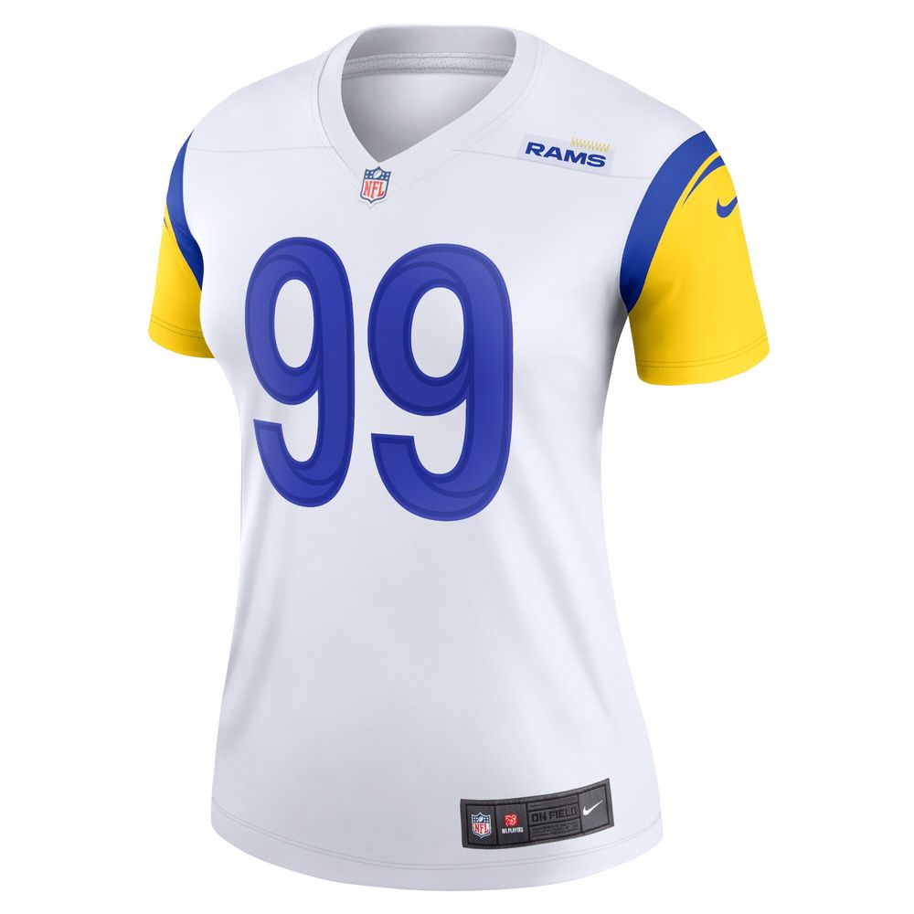 Nike Women's Nike Aaron Donald White Los Angeles Rams Legend Jersey