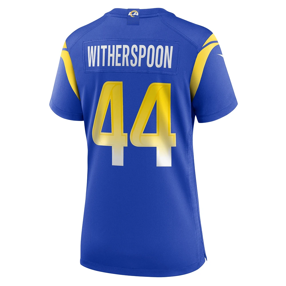 Women's Nike Ahkello Witherspoon  Royal Los Angeles Rams Game Jersey