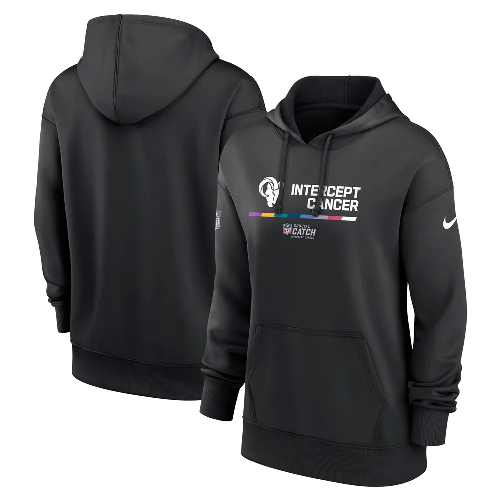 Lids Los Angeles Rams Nike Women's 2022 NFL Crucial Catch Therma  Performance Pullover Hoodie - Black