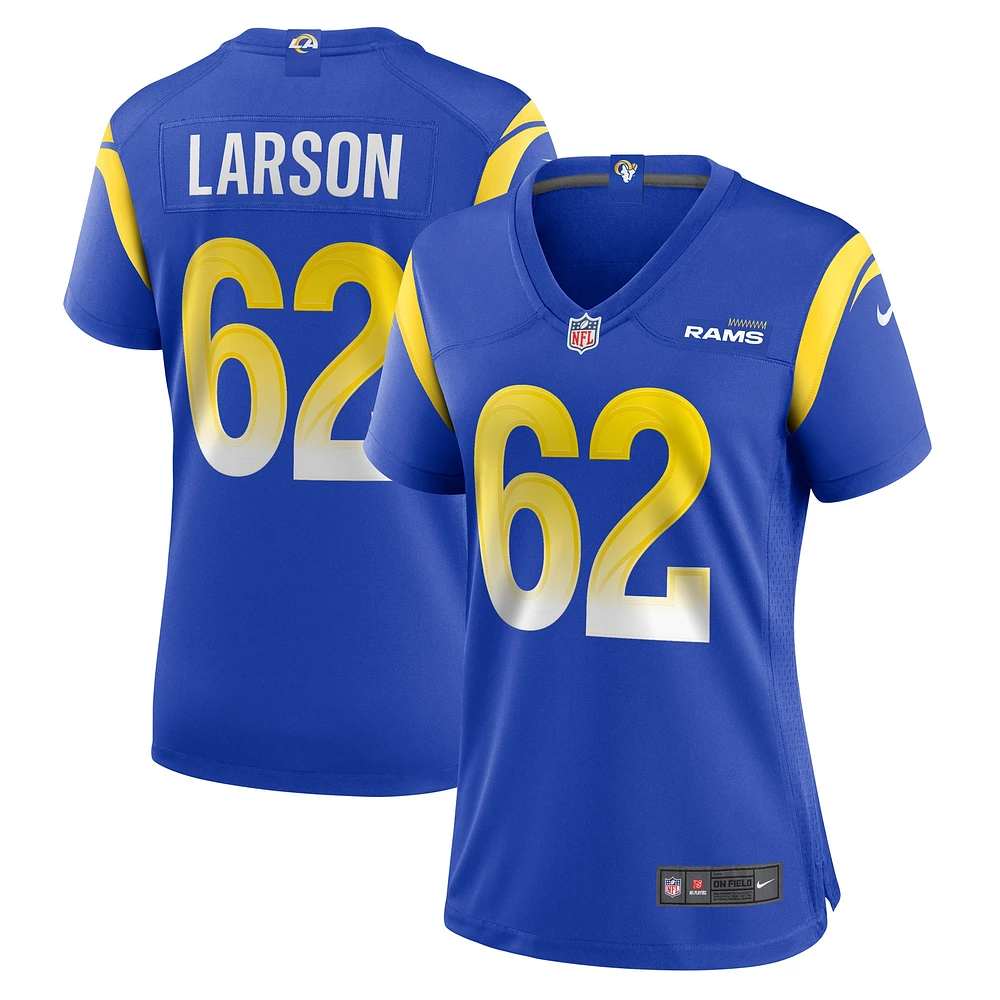 Maillot de match Nike Blake Larson Royal Los Angeles Rams pour femme