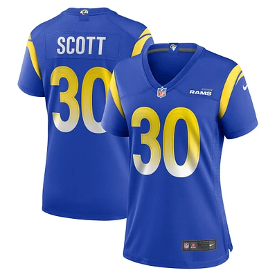 Maillot de match Nike Boston Scott Royal Los Angeles Rams pour femme