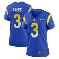 Maillot de match Nike Cam Akers Royal Los Angeles Rams pour femme