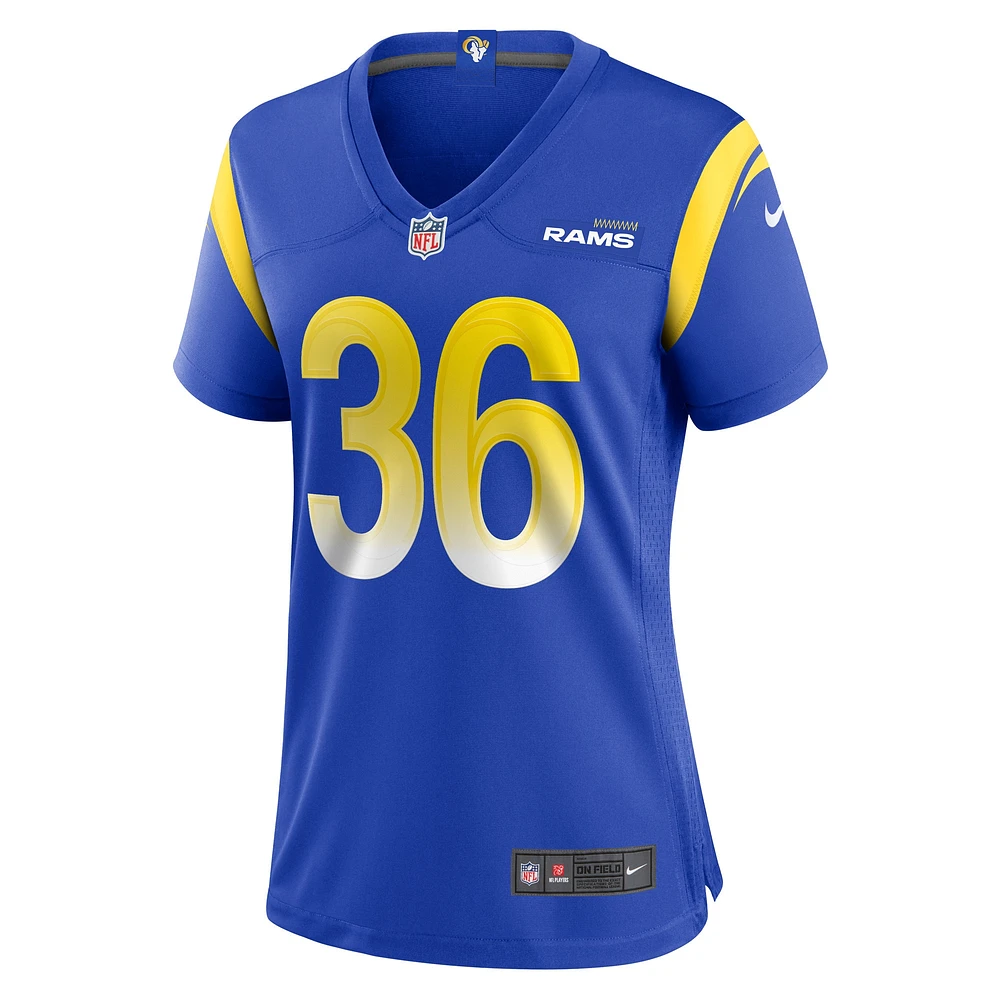 Women's Nike Charles Woods  Royal Los Angeles Rams Game Jersey