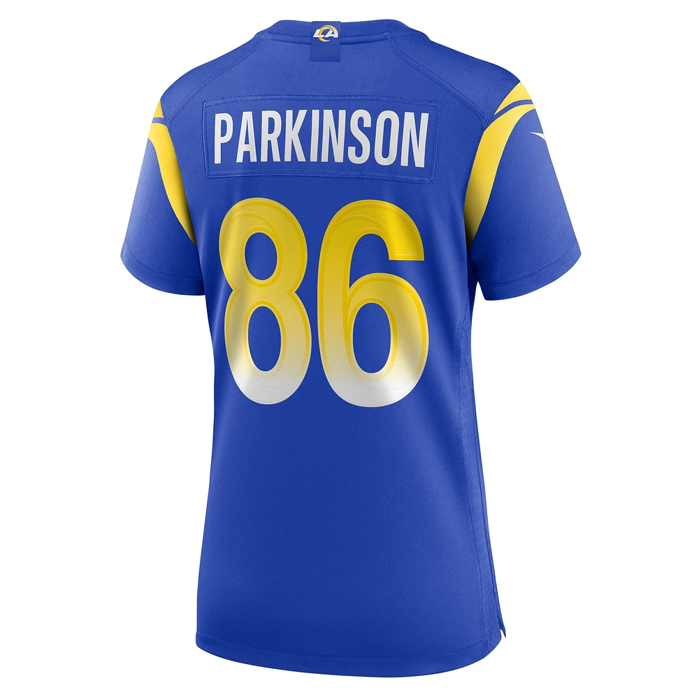 Women's Nike Colby Parkinson  Royal Los Angeles Rams Team Game Jersey