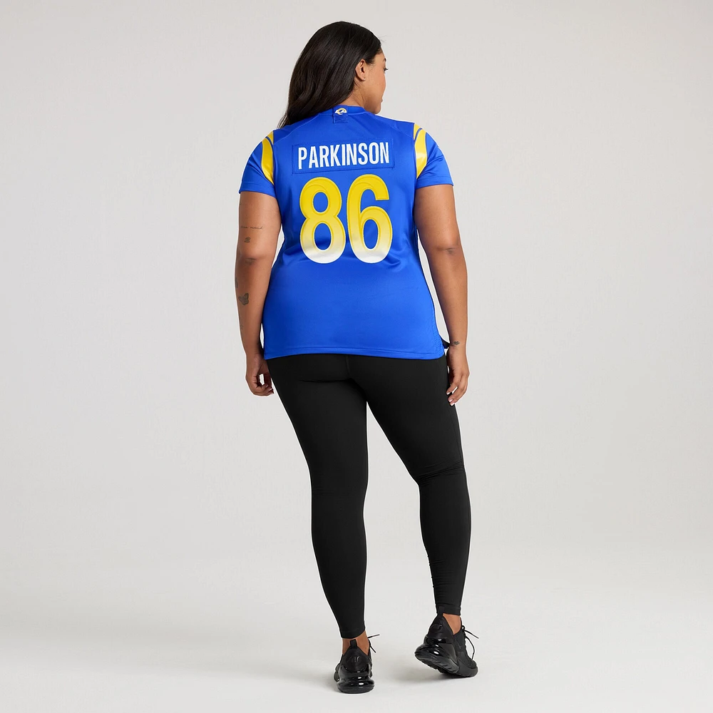 Women's Nike Colby Parkinson  Royal Los Angeles Rams Team Game Jersey