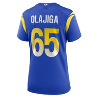 Women's Nike David Olajiga  Royal Los Angeles Rams Game Jersey