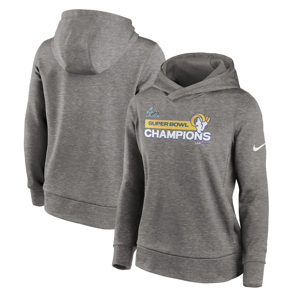 Youth Nike Heathered Gray Los Angeles Rams Super Bowl LVI