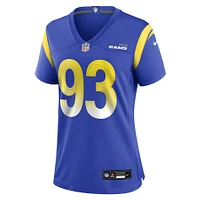 Women's Nike Jack Heflin  Royal Los Angeles Rams Team Game Jersey