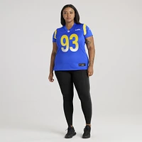 Women's Nike Jack Heflin  Royal Los Angeles Rams Team Game Jersey