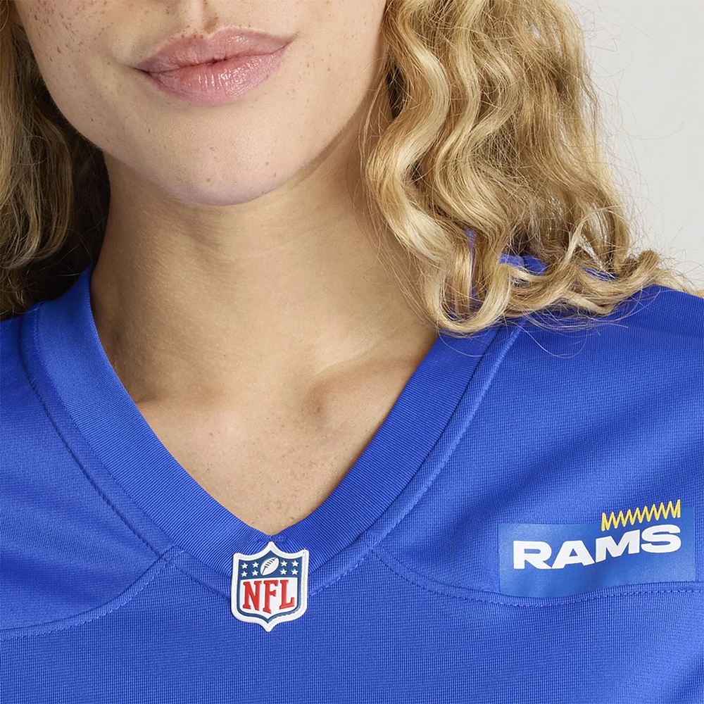 Women's Nike Jack Heflin  Royal Los Angeles Rams Team Game Jersey