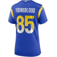 Women's Nike Jack Youngblood Royal Los Angeles Rams Game Retired Player Jersey