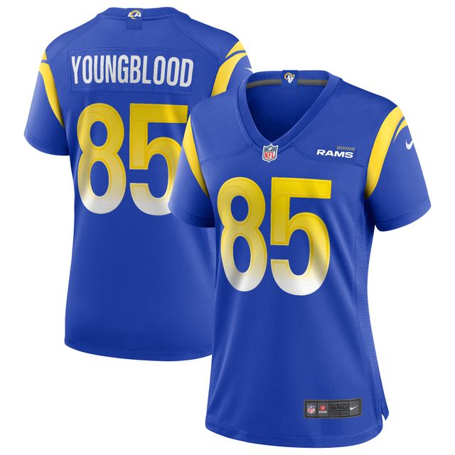 Maillot de joueur retraité Nike Jack Youngblood Royal Los Angeles Rams Game pour femme