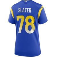 Women's Nike Jackie Slater Royal Los Angeles Rams Game Retired Player Jersey