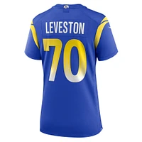 Maillot Nike KT Leveston Royal pour femme des Los Angeles Rams