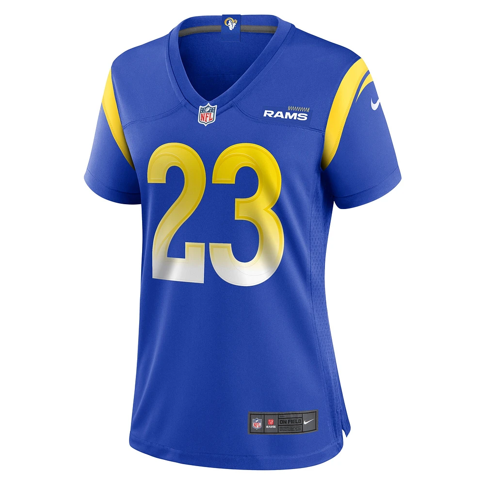 Maillot Nike Kyren Williams Royal Los Angeles Rams Game Player pour femme