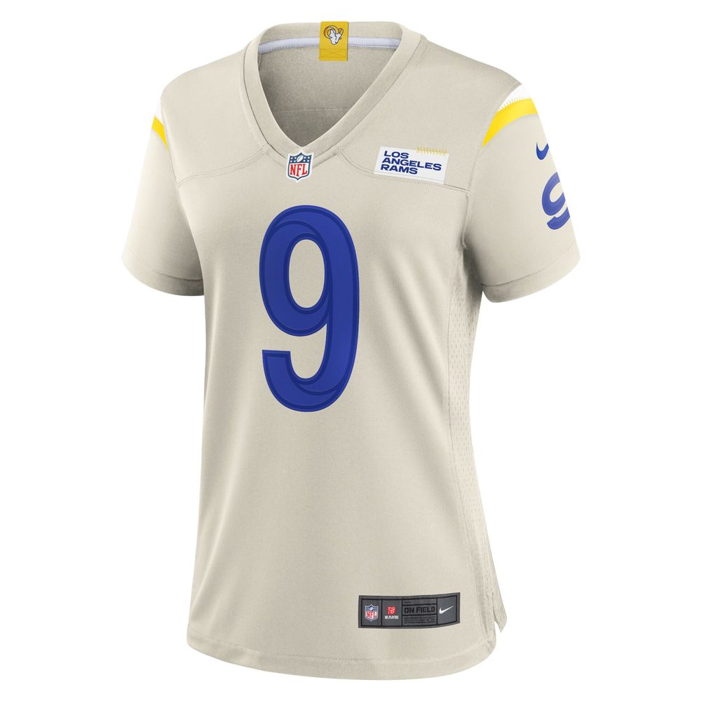 Women's Nike Matthew Stafford Bone Los Angeles Rams Player Game Jersey