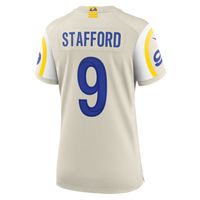 Women's Nike Matthew Stafford Bone Los Angeles Rams Player Game Jersey