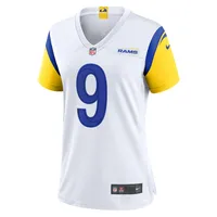 Maillot de match alternatif des Rams Los Angeles Nike Matthew Stafford pour femme, blanc