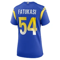 Women's Nike Olakunle Fatukasi  Royal Los Angeles Rams Game Jersey