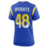 Women's Nike Omar Speights  Royal Los Angeles Rams Game Jersey