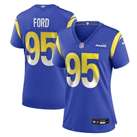 Women's Nike Poona Ford  Royal Los Angeles Rams Team Game Jersey