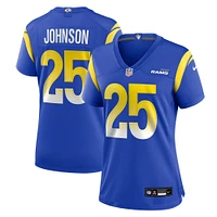 Women's Nike Quindell Johnson  Royal Los Angeles Rams Team Game Jersey