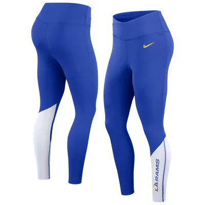 Los Angeles Rams Nike Women's 7/8 Performance Leggings - Royal/White