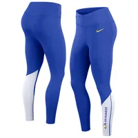 Legging Performance Los Angeles Rams 7/8 Nike Royal/Blanc pour Femme