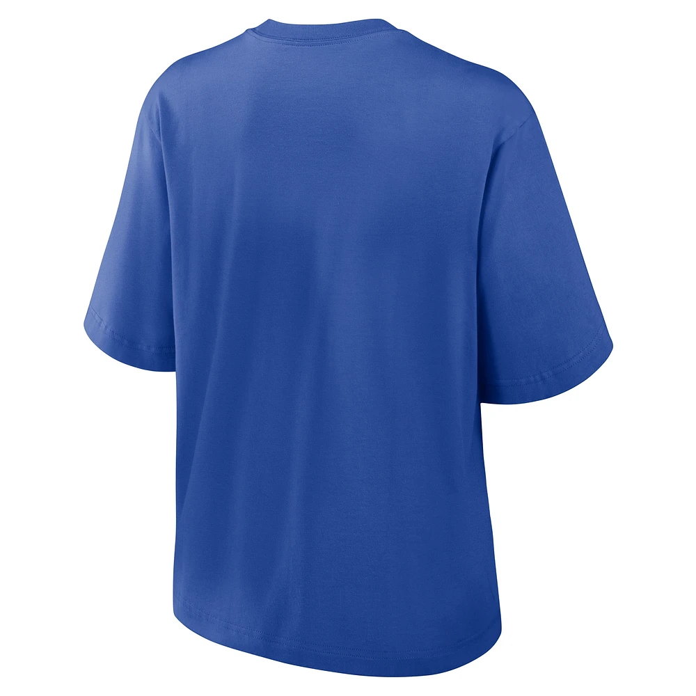 Women's Nike Royal Los Angeles Rams Glory Arch Boxy T-Shirt