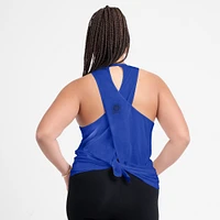 Women's Nike Royal Los Angeles Rams Glory Crisscross Performance Tank Top