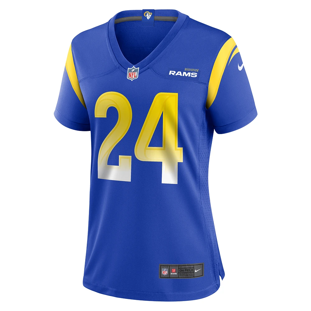 Maillot de match Nike Royce Freeman Royal Los Angeles Rams pour femme