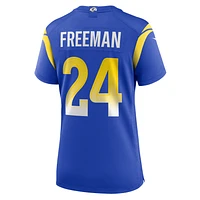 Maillot de match Nike Royce Freeman Royal Los Angeles Rams pour femme