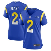 Maillot de match à domicile Nike Russ Yeast Royal Los Angeles Rams pour femme