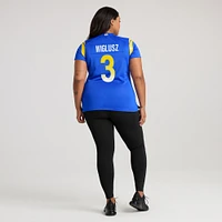 Maillot de match Nike Sam Wiglusz Royal Los Angeles Rams pour femme