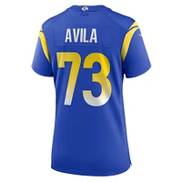 Women's Nike Steve Avila Royal Los Angeles Rams Home Game Jersey