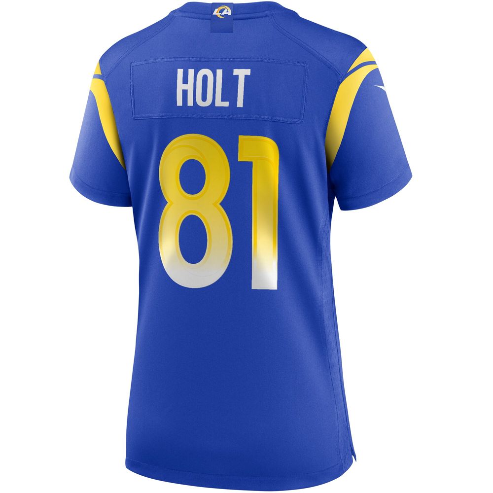 Women's Nike Torry Holt Royal Los Angeles Rams Game Retired Player Jersey