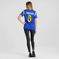 Maillot de match l'équipe Nike Tre'Vius Hodges-Tomlinson Royal Los Angeles Rams pour femme